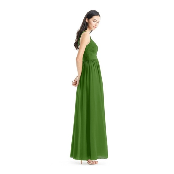 Azazie Zapheira Moss Green Prom/Bridesmaid Dress - Picture 2 of 4